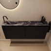 MONDIAZ TURE-DLUX Meuble toilette - 120cm - Urban - EDEN - vasque Lava - position gauche - 1 trou de robinet SW1103688