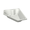 Xenz Cyprus Hoekbad - 145x145x53 - afvoer Midden - acryl - wit mat SW103535