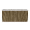 Mondiaz JOYA-DLUX 90cm toiletmeubel - kleur Dusk - Wastafel FAYE positie Links 1 kraangat kleur Glace. SW1423203