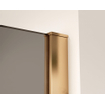 Fortifura Galeria Douche à l'italienne - 140x200cm - verre fumé - Cuivre brossé SW876941