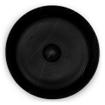 Riho Marmic Round Waskom 34.6x34.6x11.4cm Keramiek rond marmer mat zwart SHOWROOMMODEL SHOW19709