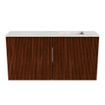 Mondiaz JOYA-DLUX 80cm meuble de salle de bains - couleur Ruby - Vasque FAYE position Droite 1 trou de robinet couleur Ostra. SW1423798