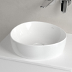 Villeroy & Boch Antao Vasque à poser - 400 x 395 x 146 mm - Blanc Alpin CeramicPlus - sans trop-plein SW918819