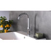Hansgrohe Robinet de lavabo Talis - 21 cm - bec haut - bec pivotant - vidage à bouton-poussoir - chrome 0450945