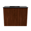 Mondiaz JOYA 50cm toiletmeubel - kleur Ruby - Wastafel FAYE positie Links 1 kraangat kleur Urban. SW1421795
