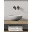 Looox céramique vasque brute - 40cm - rond - gris clair SW227665