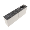 MONDIAZ TURE-DLUX Meuble de WC 120 cm Linen. Lavabo EDEN Lava position droite. Avec 1 trou de robinet. SW1103873