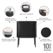 Brabantia Bo Hi Wasbox - 60 liter - mat zwart SW1407119