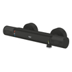 GROHE Precision Feel Doucheset - thermostatische douchekraan - 31.3cm - Vitalio Joy glijstangset - 60cm - ronde handdouche - 3 straalsoorten - matte black SW1565486