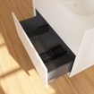 Villeroy & Boch Finion meuble sous lavabo - 79.6x59.1cm - 2 tiroirs White mat SW479536