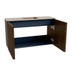 Mondiaz JOYA-DLUX 70cm meuble de salle de bains - couleur Walnut - Vasque FAYE position Milieu 1 trou de robinet couleur Arena. SW1424327