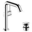 Hansgrohe Tecturis S Wastafelmengkraan - push to open waste - 15.4cm draaibare uitloop - chroom SW918673