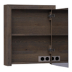 BRAUER Rise Armoire de toilette 59x15x70cm Chêne massif Black Oak SW223482