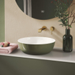 Villeroy & Boch Artis vasque à poser - 43cm - ronde sage green SW644115