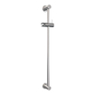 Robinet de baignoire Brauer Brushed Edition - barre de douche - 2 fonctions - 2 boutons lisses - douchette à main 1 fonction - PVD - inox brossé SW1164637