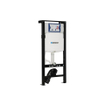 QeramiQ Dely Ensemble WC - 36.3x51.7cm - cuvette profonde - rimless - Réservoir encastré avec mécanisme de chasse Geberit UP320 - abattant WC à fermeture douce - plaque de commande blanche mate - boutons rectangulaires - blanc mat SW1413234