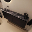 MONDIAZ TURE-DLUX Meuble toilette - 120cm - Urban - EDEN - vasque Lava - position gauche - sans trou de robinet SW1103673