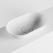 Mondiaz Fowy Meuble de toilette - 40x50x23cm - urban mat - 1 trou de robinet - lavabo à droite - 1 porte - solid surface - plan MDF - lavabo : blanc SW760836