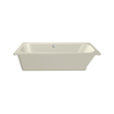 Xenz Aruba Ligbad - 170x75x48 - afvoer Midden - acryl - pergamon SW102879