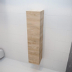 MONDIAZ BEAM Colonne de salle de bain suspendu 35x160x35cm avec 2 portes Washed oak SW410035