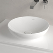 Villeroy & Boch Loop & friends lavabo à poser - 42cm - rond avec trop-plein blanc SW644079