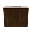 Mondiaz JOYA-DLUX 50cm toiletmeubel - kleur Walnut - Wastafel FAYE positie Midden Zonder kraangat kleur Saba. SW1424626