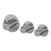 BRAUER Chrome Carving Badkraan Inbouw - douchegarnituur - 20cm uitloop - inclusief inbouwdeel - 3 carving knoppen - handdouche rond 3 standen - chroom SW715475
