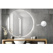 Zack LINEA Miroir maquillage - 38x26x8cm - 5x grossissement - éclairage LED - acier inoxydable brossé mat SW1159374