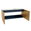 Mondiaz JOYA-DLUX 100cm toiletmeubel - kleur Oak - Wastafel FAYE positie Midden 1 kraangat kleur Ostra. SW1422210