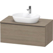 Duravit D-neo Meuble sous vasque 100x55x45.9cm 1 tiroir Chêne (terra) mat SW641167