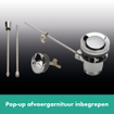 Hansgrohe Vernis wastafelkraan 110 met waste chroom SW651367