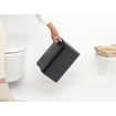 Brabantia Bo Poubelle - 7 litres - seau intérieur en plastique - noir mat SW1026519