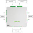 Duco DucoBox Silent Connect ventilateur résidentiel 400 m³/h (fiche avec mise à la terre) SW281132