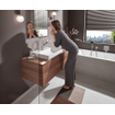 Hansgrohe VIVENIS ééngreeps wastafelmengkraan 210 met draaibare uitloop en pop-up trekwaste wit mat SW642512