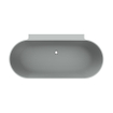 Arcqua Havana Baignoire demi-îlot - 170x80cm - gris mat SW1224186