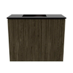 Mondiaz JOYA 50cm meuble de toilette - couleur Shadow - Vasque FAYE position Gauche Sans trou de robinet couleur Urban SW1421478