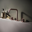 Hotbath Archie Mitigeur de lavabo 3 trous sans vidage BCP Cuivre brossé PVD SW798818