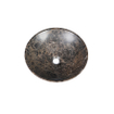 Saniclass Dark Emperador - Vasque à poser 42x42x12cm - rond - pierre naturelle marbrée SW1242435