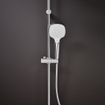 Hansgrohe Croma Select E handdouche Vario EcoSmart 1/2 xØ11cm met rain turbo rain en intense rain regenstraal wit/chroom 0605330