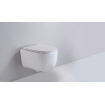 QeramiQ Dely abattant de WC - fermeture en douceur - déclipsable (quick release) - slim - blanc brillant DEUXIÈME CHOIX OUT13222