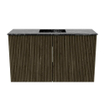 Mondiaz JOYA-DLUX Meuble de toilette 70cm - couleur Shadow - Vasque FAYE position Milieu 1 trou de robinet couleur Lava SW1422820