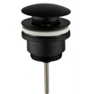 Wiesbaden UniMatch clickwaste afvoerplug 5/4" mat zwart OUTLETSTORE STORE43659