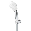 Grohe Tempesta 110 Support pommeau de douche - Ø11cm - 3 jets - 7.4l/min - non réglable - 150cm - chrome SW999158