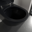 Villeroy & Boch Antao Cuvette profonde - sans bride de rinçage - suspendue - avec TwistFlush - Pure Black CeramicPlus SW917841