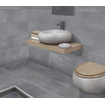 Terravito Davano wand- en vloertegel - 30x60cm - Rechthoek - 9mm - gerectificeerd - Betonlook - Loft Grey SW359775