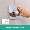 Hansgrohe Showerselect Comfort E thermostaat inbouw voor 2 functies chroom SW918145