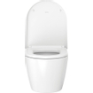 Duravit ME by Starck WC suspendu à fond creux blanc Compact sans bride 36.5x48cm avec accrochage caché blanc 0293436