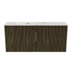 Mondiaz JOYA-DLUX 90cm meuble de salle de bains - couleur Shadow - Vasque FAYE position Gauche 1 trou de robinet couleur Frappe. SW1422695