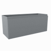 Mondiaz FLOTT wastafelonderkast - 120x45x50cm - 2 lades - uitsparing rechts - softclose - Plata SW1015266