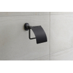 Duravit Starck T Toiletrolhouder - met klep - zwart mat SHOWROOMMODEL SHOW26118